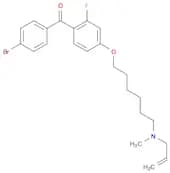 (4-BROMOPHENYL)[3-FLUORO-4-[[6-(METHYL-2-PROPENYLAMINO)HEXYL]OXY]PHENYL]-METHANONE