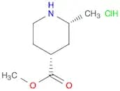 rac-methyl (2R,4R)-2-methylpiperidine-4-carboxylate hydrochloride, cis