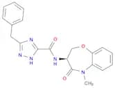 (S)-5-Benzyl-N-(5-methyl-4-oxo-2,3,4,5-tetrahydrobenzo[b][1,4]oxazepin-3-yl)-1H-1,2,4-triazole-3-c…