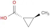 Cyclopropanecarboxylic acid, 2-methyl-, (1S,2S)-