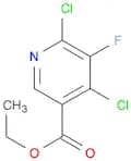 Ethyl 4,6-dichloro-5-fluoropyridine-3-carboxylate, 2,4-Dichloro-5-(ethoxycarbonyl)-3-fluoropyridine