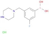 (3-Fluoro-5-(piperazin-1-ylmethyl)phenyl)boronic acid hydrochloride