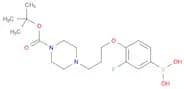 4-(3-(4-(tert-Butoxycarbonyl)piperazin-1-yl)propoxy)-3-fluorophenylboronic acid