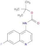 TERT-BUTYL 7-FLUOROQUINOLIN-4-YLCARBAMATE