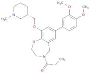 1-[7-(3,4-Dimethoxyphenyl)-2,3-dihydro-9-[[(3S)-1-methyl-3-piperidinyl]methoxy]-1,4-benzoxazepin-4…