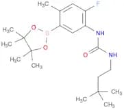 Urea, N-(3,3-dimethylbutyl)-N'-[2-fluoro-4-methyl-5-(4,4,5,5-tetramethyl-1,3,2-dioxaborolan-2-yl)p…