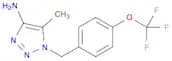 1-(4-(trifluoromethoxy)benzyl)-5-methyl-1H-1,2,3-triazol-4-amine