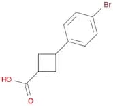 3-(4-bromophenyl)cyclobutane-1-carboxylic acid