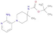 tert-butyl(1-(2-aminopyridin-3-yl)-4-methylpiperidin-4-yl)carbamate