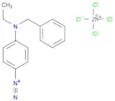 4-(benzyl(ethyl)amino)benzenediazonium zinc chloride