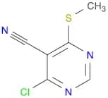 4-Chloro-6-(methylthio)pyrimidine-5-carbonitrile