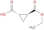 1,2-Cyclopropanedicarboxylicacid,monoethylester,(1S,2S)-(9CI)