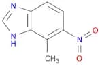 1H-Benzimidazole,4-methyl-5-nitro-(9CI)