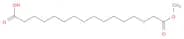 Hexadecanedioic acid 1-methyl ester