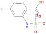4-Fluoro-2-methanesulfonamidobenzoic acid
