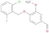 4-[(2-Chloro-6-fluorobenzyl)oxy]-3-methoxybenzaldehyde