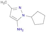 1-Cyclopentyl-3-methyl-1H-pyrazol-5-amine