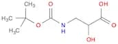 Propanoic acid, 3-[[(1,1-dimethylethoxy)carbonyl]amino]-2-hydroxy- (9CI)