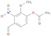 4-Formyl-2-methoxy-3-nitrophenyl acetate