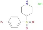 4-[(4-Bromophenyl)sulfonyl]piperidine, HCl