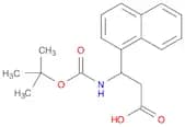 3-tert-Butoxycarbonylamino-3-naphthalen-1-yl-propionic acid