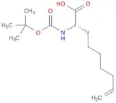 8-Nonenoic acid, 2-[[(1,1-dimethylethoxy)carbonyl]amino]-, (2S)-