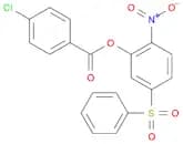 2-​Nitro-​5-​(phenylsulfonyl)​phenyl 4-​chlorobenzoate