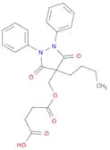 4-BUTYL-4-[HYDROXYMETHYL]-1,2-DIPHENYL-3,5-PYRAZOLIDINEDIONE HYDROGEN SUCCINATE [ESTER]