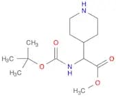 tert-Butoxycarbonylamino-piperidin-4-yl-acetic acid methyl ester