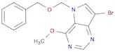 5H-Pyrrolo3,2-dpyrimidine, 7-bromo-4-methoxy-5-(phenylmethoxy)methyl-