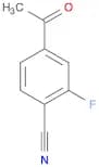 Benzonitrile, 4-acetyl-2-fluoro- (9CI)