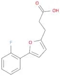 3-[5-(2-Fluorophenyl)-2-furyl]propanoic acid