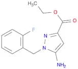 Ethyl 5-amino-1-(2-fluorobenzyl)-1H-pyrazole-3-carboxylate