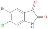 5-Bromo-6-chloro-1H-indole-2,3-dione