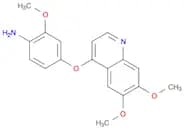 4-((6,7-Dimethoxyquinolin-4-yl)oxy)-2-methoxyaniline