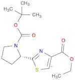 (S)-ethyl2-(1-(tert-butoxycarbonyl)pyrrolidin-2-yl)thiazole-4-carboxylate