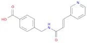 (E)-4-((3-(pyridin-3-yl)acrylamido)methyl)benzoic acid