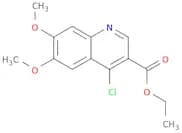4-CHLORO-6,7-DIMETHOXY-QUINOLINE-3-CARBOXYLIC ACID ETHYL ESTER