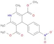 3,5-Pyridinedicarboxylicacid, 1,4-dihydro-2,6-dimethyl-4-(4-nitrophenyl)-, 3,5-dimethyl ester