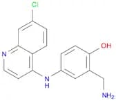 2-(Aminomethyl)-4-((7-chloroquinolin-4-yl)amino)phenol