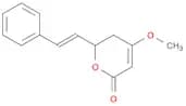 2H-Pyran-2-one, 5,6-dihydro-4-methoxy-6-[(1E)-2-phenylethenyl]-