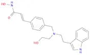 (2E)-N-Hydroxy-3-[4-[[(2-hydroxyethyl)[2-(1H-indol-3-yl)ethyl]amino]methyl]phenyl]-2-propenamide