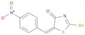 (5E)-2-Mercapto-5-(4-nitrobenzylidene)-1,3-thiazol-4(5h)-one