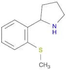 2-(2-(Methylthio)phenyl)pyrrolidine