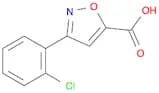 3-(2-Chlorophenyl)isoxazole-5-carboxylic acid