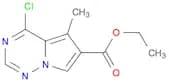ETHYL 4-CHLORO-5-METHYLPYRROLO[2,1-F][1,2,4]TRIAZINE-6-CARBOXYLATE