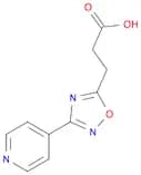 3-(3-Pyridin-4-yl-1,2,4-oxadiazol-5-yl)propanoic acid