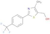 (4-METHYL-2-[4-(TRIFLUOROMETHYL)PHENYL]-1,3-THIAZOL-5-YL)METHANOL