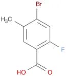 4-Bromo-2-fluoro-5-methylbenzoic acid