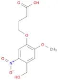 4-(4-(Hydroxymethyl)-2-methoxy-5-nitrophenoxy)butanoic acid